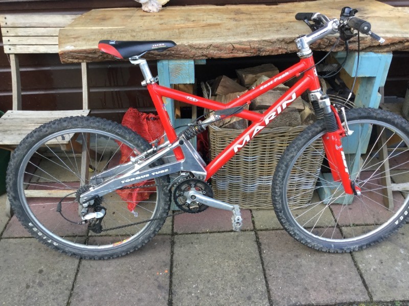mens marin mountain bike